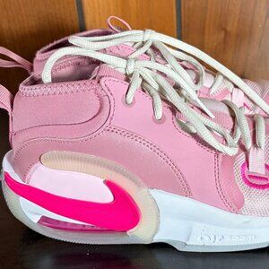 Nike Air Zoom Crossover 2 Elemental Pink  Youth Girls Sz 5.5Y Basketball EUC
